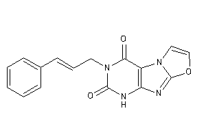 2-cinnamyl-4H-purino[8,7-b]oxazole-1,3-quinone