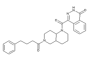 Image of 4-[6-(4-phenylbutanoyl)-2,3,4,4a,5,7,8,8a-octahydro-1,6-naphthyridine-1-carbonyl]-2H-phthalazin-1-one