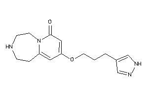 9-[3-(1H-pyrazol-4-yl)propoxy]-2,3,4,5-tetrahydro-1H-pyrido[2,1-g][1,4]diazepin-7-one