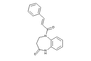 Image of 1-cinnamoyl-3,5-dihydro-2H-1,5-benzodiazepin-4-one