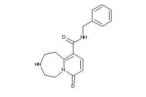 N-benzyl-7-keto-2,3,4,5-tetrahydro-1H-pyrido[2,1-g][1,4]diazepine-10-carboxamide