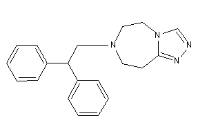 7-(2,2-diphenylethyl)-5,6,8,9-tetrahydro-[1,2,4]triazolo[3,4-g][1,4]diazepine