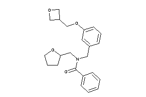 N-[3-(oxetan-3-ylmethoxy)benzyl]-N-(tetrahydrofurfuryl)benzamide
