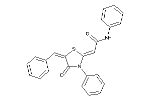 2-(5-benzal-4-keto-3-phenyl-thiazolidin-2-ylidene)-N-phenyl-acetamide