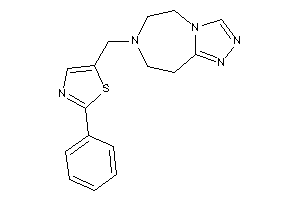 2-phenyl-5-(5,6,8,9-tetrahydro-[1,2,4]triazolo[3,4-g][1,4]diazepin-7-ylmethyl)thiazole