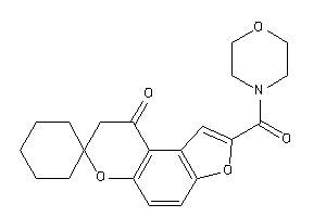 2-(morpholine-4-carbonyl)spiro[8H-furo[3,2-f]chromene-7,1'-cyclohexane]-9-one