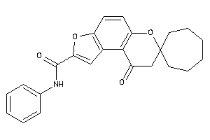 Image of 9-keto-N-phenyl-spiro[8H-furo[3,2-f]chromene-7,1'-cycloheptane]-2-carboxamide