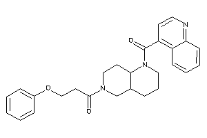 1-(1-cinchoninoyl-2,3,4,4a,5,7,8,8a-octahydro-1,6-naphthyridin-6-yl)-3-phenoxy-propan-1-one
