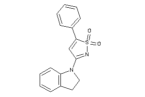 3-indolin-1-yl-5-phenyl-isothiazole 1,1-dioxide
