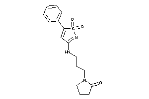 1-[3-[(1,1-diketo-5-phenyl-isothiazol-3-yl)amino]propyl]-2-pyrrolidone