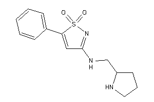Image of (1,1-diketo-5-phenyl-isothiazol-3-yl)-(pyrrolidin-2-ylmethyl)amine