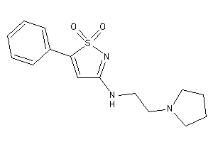 (1,1-diketo-5-phenyl-isothiazol-3-yl)-(2-pyrrolidinoethyl)amine