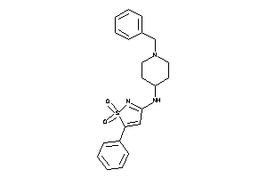 (1-benzyl-4-piperidyl)-(1,1-diketo-5-phenyl-isothiazol-3-yl)amine