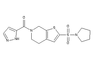 1H-pyrazol-5-yl-(2-pyrrolidinosulfonyl-5,7-dihydro-4H-thieno[2,3-c]pyridin-6-yl)methanone