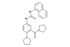 1-(1-naphthyl)-3-[3-(pyrrolidine-1-carbonyl)-4-pyrrolidino-phenyl]urea
