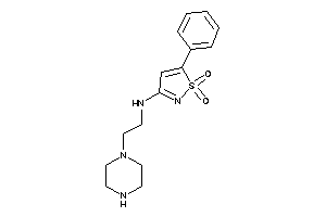 Image of (1,1-diketo-5-phenyl-isothiazol-3-yl)-(2-piperazinoethyl)amine
