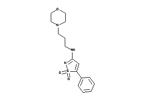 (1,1-diketo-5-phenyl-isothiazol-3-yl)-(3-morpholinopropyl)amine