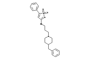 3-(4-benzylpiperidino)propyl-(1,1-diketo-5-phenyl-isothiazol-3-yl)amine