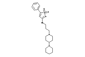 (1,1-diketo-5-phenyl-isothiazol-3-yl)-[3-(4-piperidinopiperidino)propyl]amine