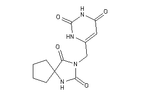 3-[(2,4-diketo-1H-pyrimidin-6-yl)methyl]-1,3-diazaspiro[4.4]nonane-2,4-quinone