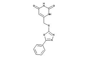 Image of 6-[[(5-phenyl-1,3,4-oxadiazol-2-yl)thio]methyl]uracil