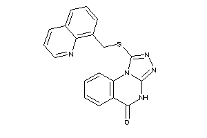 1-(8-quinolylmethylthio)-4H-[1,2,4]triazolo[4,3-a]quinazolin-5-one