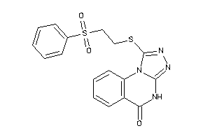 Image of 1-(2-besylethylthio)-4H-[1,2,4]triazolo[4,3-a]quinazolin-5-one