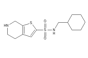Image of N-(cyclohexylmethyl)-4,5,6,7-tetrahydrothieno[2,3-c]pyridine-2-sulfonamide