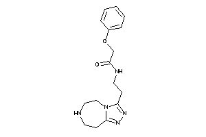 Image of 2-phenoxy-N-[2-(6,7,8,9-tetrahydro-5H-[1,2,4]triazolo[3,4-g][1,4]diazepin-3-yl)ethyl]acetamide