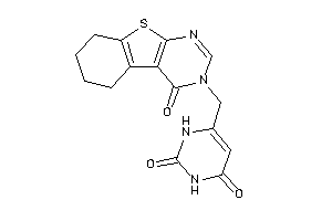 6-[(4-keto-5,6,7,8-tetrahydrobenzothiopheno[2,3-d]pyrimidin-3-yl)methyl]uracil