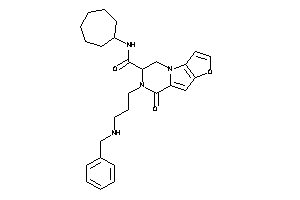 Image of 3-(benzylamino)propyl-N-cycloheptyl-keto-BLAHcarboxamide