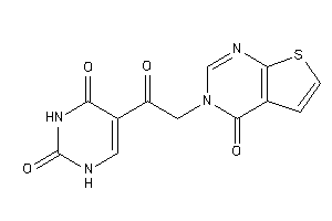 5-[2-(4-ketothieno[2,3-d]pyrimidin-3-yl)acetyl]uracil