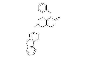 1-benzyl-6-(9H-fluoren-2-ylmethyl)-4,4a,5,7,8,8a-hexahydro-3H-1,6-naphthyridin-2-one