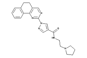 Image of 1-(5,6-dihydrobenzo[h]quinazolin-2-yl)-N-(2-pyrrolidinoethyl)pyrazole-4-carboxamide