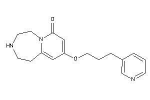 9-[3-(3-pyridyl)propoxy]-2,3,4,5-tetrahydro-1H-pyrido[2,1-g][1,4]diazepin-7-one