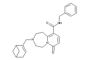 N-benzyl-3-(4-bicyclo[3.1.1]hept-3-enylmethyl)-7-keto-1,2,4,5-tetrahydropyrido[2,1-g][1,4]diazepine-10-carboxamide