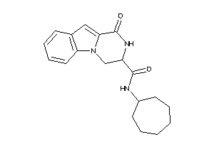N-cycloheptyl-1-keto-3,4-dihydro-2H-pyrazino[1,2-a]indole-3-carboxamide