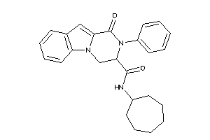 N-cycloheptyl-1-keto-2-phenyl-3,4-dihydropyrazino[1,2-a]indole-3-carboxamide