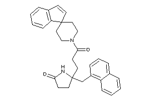Image of 5-(3-keto-3-spiro[indene-1,4'-piperidine]-1'-yl-propyl)-5-(1-naphthylmethyl)-2-pyrrolidone