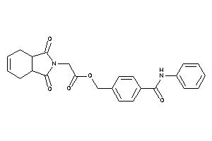 2-(1,3-diketo-3a,4,7,7a-tetrahydroisoindol-2-yl)acetic Acid [4-(phenylcarbamoyl)benzyl] Ester