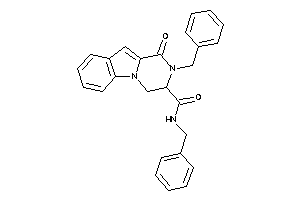 Image of N,2-dibenzyl-1-keto-3,4-dihydropyrazino[1,2-a]indole-3-carboxamide