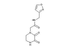 2-(2,3-diketopiperazino)-N-(isoxazol-3-ylmethyl)acetamide