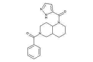 Phenyl-[1-(1H-pyrazole-5-carbonyl)-2,3,4,4a,5,7,8,8a-octahydro-1,6-naphthyridin-6-yl]methanone