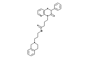 Image of N-[3-(3,4-dihydro-1H-isoquinolin-2-yl)propyl]-4-(3-keto-2-phenyl-pyrido[3,2-b][1,4]oxazin-4-yl)butyramide