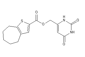 5,6,7,8-tetrahydro-4H-cyclohepta[b]thiophene-2-carboxylic Acid (2,4-diketo-1H-pyrimidin-6-yl)methyl Ester