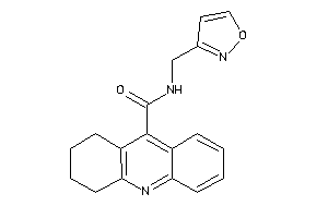 Image of N-(isoxazol-3-ylmethyl)-1,2,3,4-tetrahydroacridine-9-carboxamide