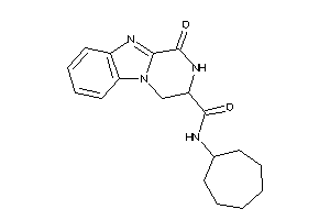 N-cycloheptyl-1-keto-3,4-dihydro-2H-pyrazino[1,2-a]benzimidazole-3-carboxamide