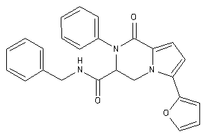 Image of N-benzyl-6-(2-furyl)-1-keto-2-phenyl-3,4-dihydropyrrolo[1,2-a]pyrazine-3-carboxamide