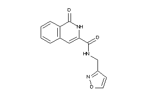 N-(isoxazol-3-ylmethyl)-1-keto-2H-isoquinoline-3-carboxamide