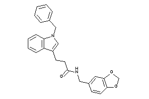 3-(1-benzylindol-3-yl)-N-piperonyl-propionamide